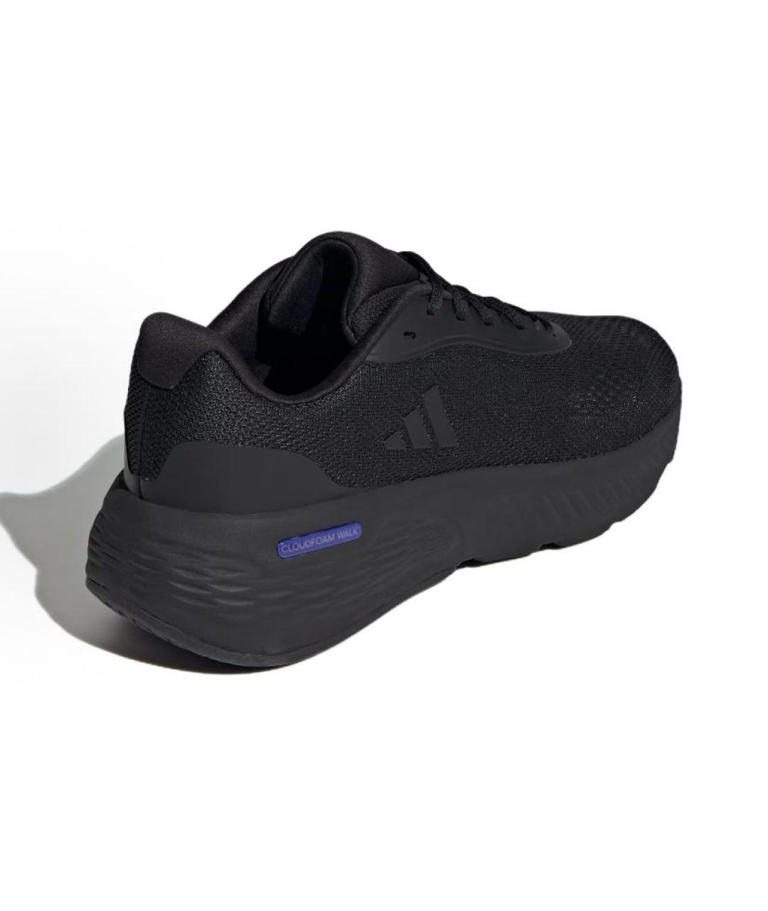 ADIDAS Черные текстильные низкие кроссовки / кеды, фото 5