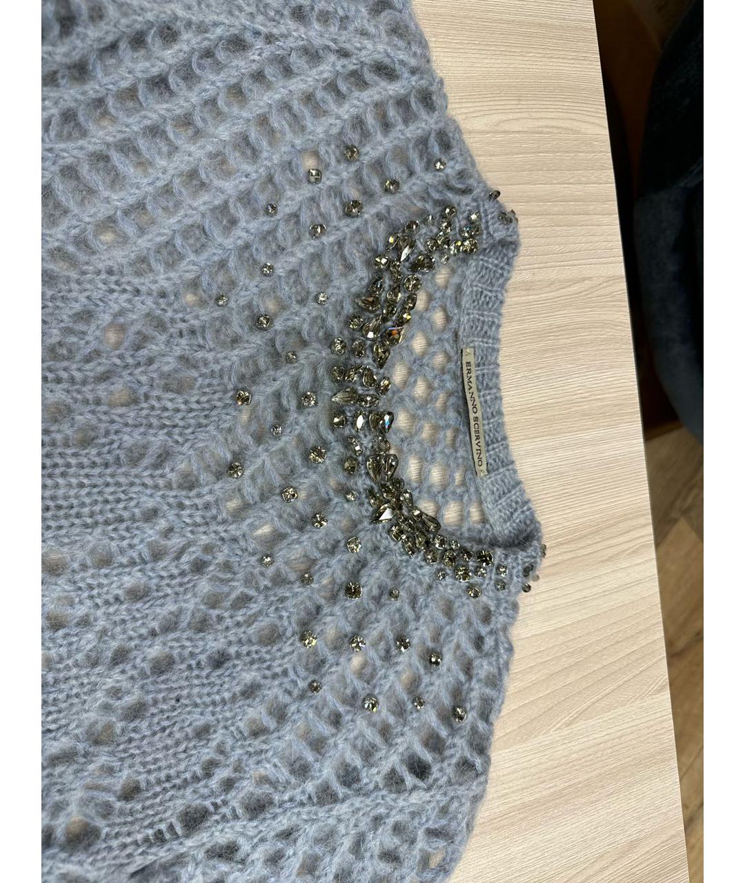 ERMANNO SCERVINO Голубая футболка, фото 3