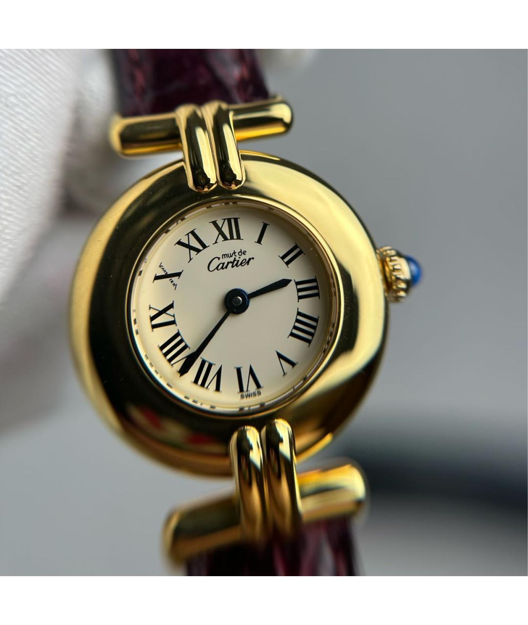 CARTIER Золотые часы, фото 7