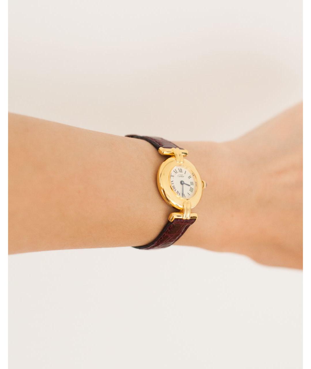 CARTIER Золотые часы, фото 3
