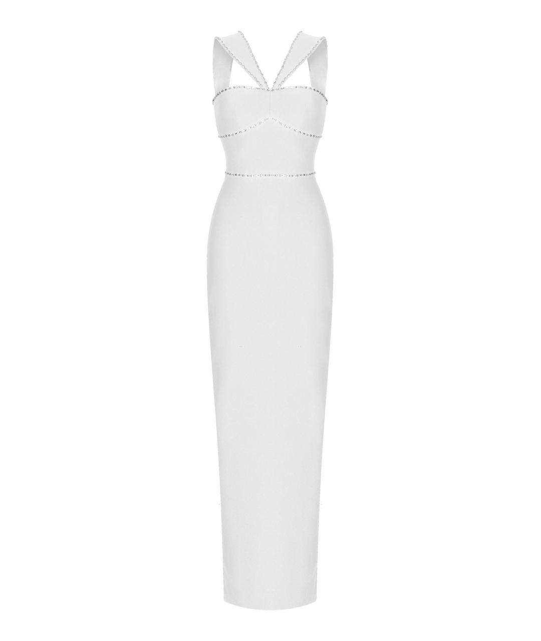 RASARIO Белое полиэстеровое вечернее платье, фото 1