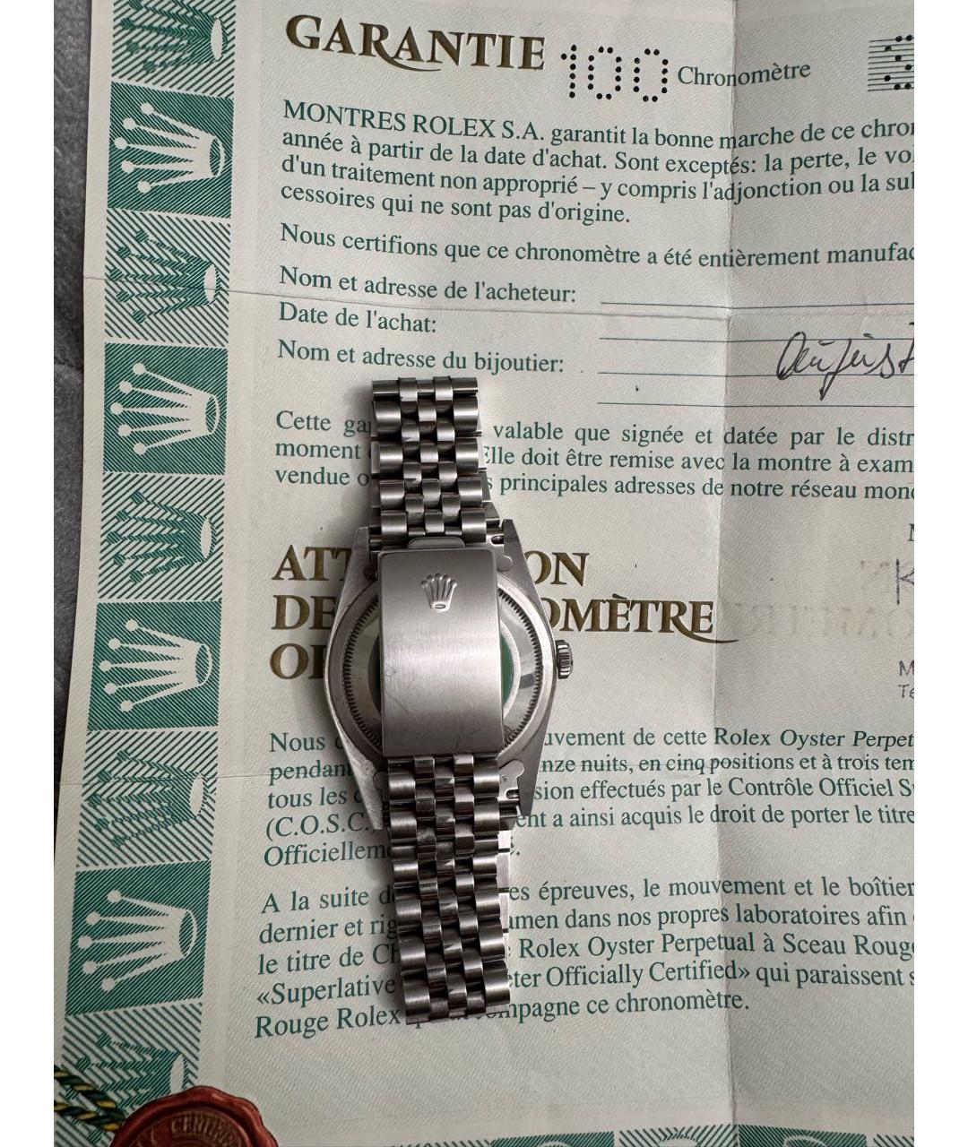 ROLEX Серебряные металлические часы, фото 4