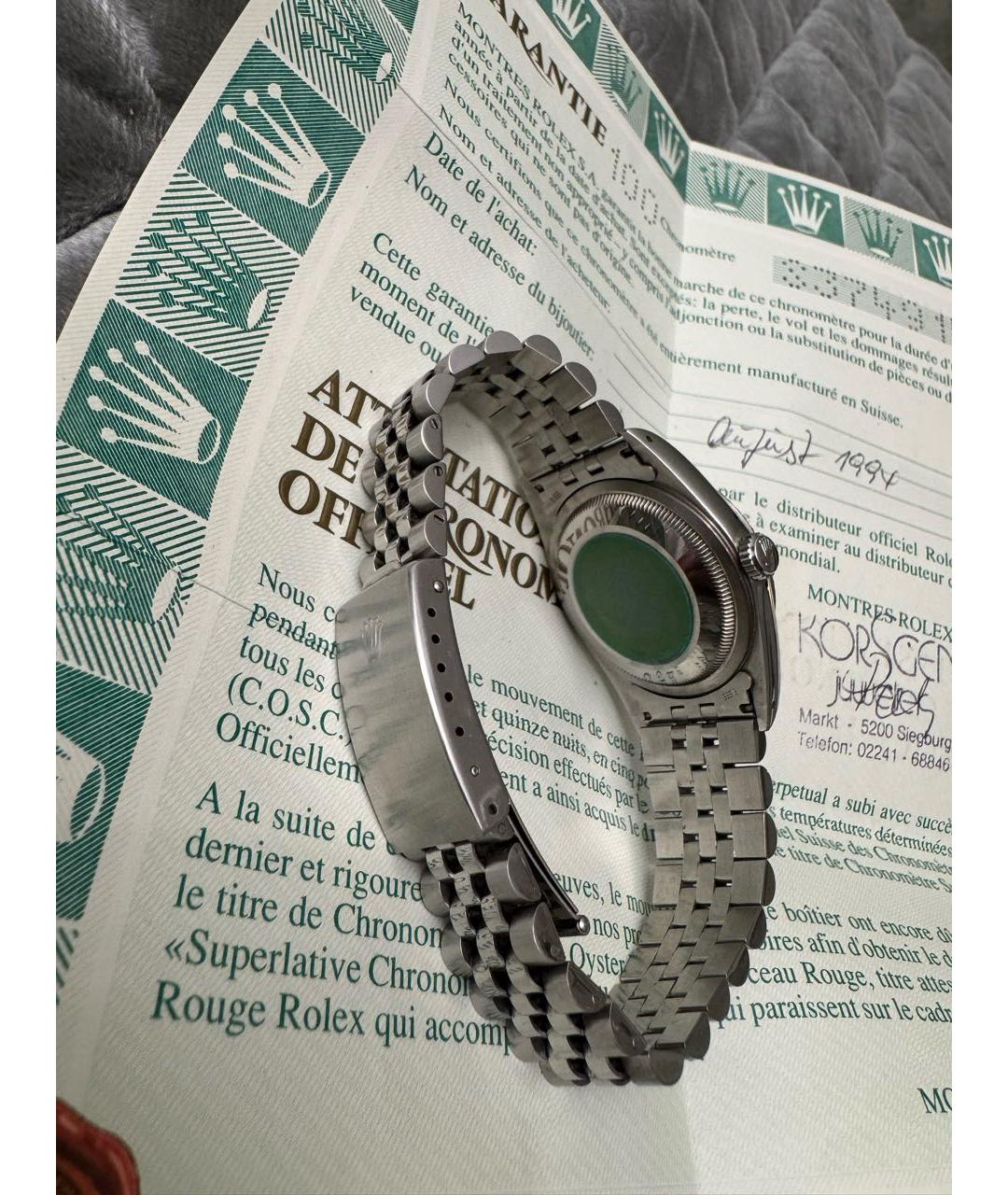 ROLEX Серебряные металлические часы, фото 2