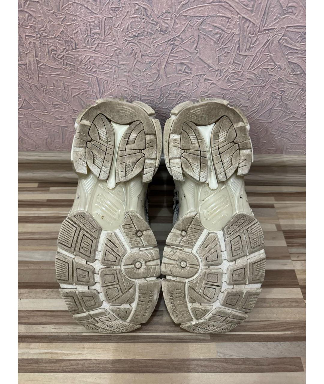 BALENCIAGA Белые синтетические кроссовки, фото 4