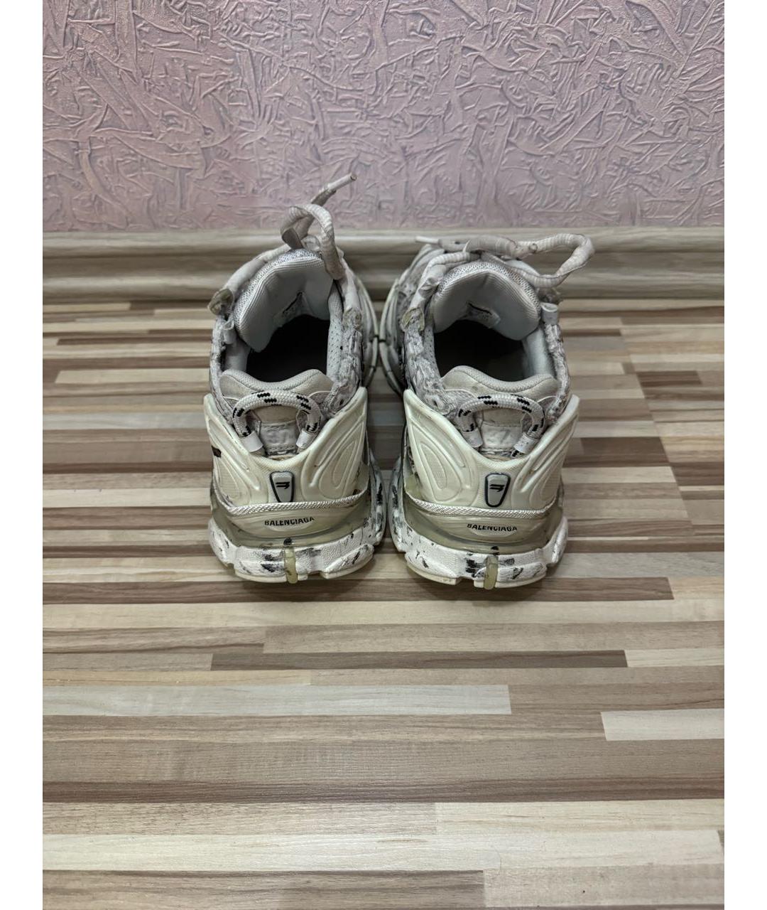 BALENCIAGA Белые синтетические кроссовки, фото 3