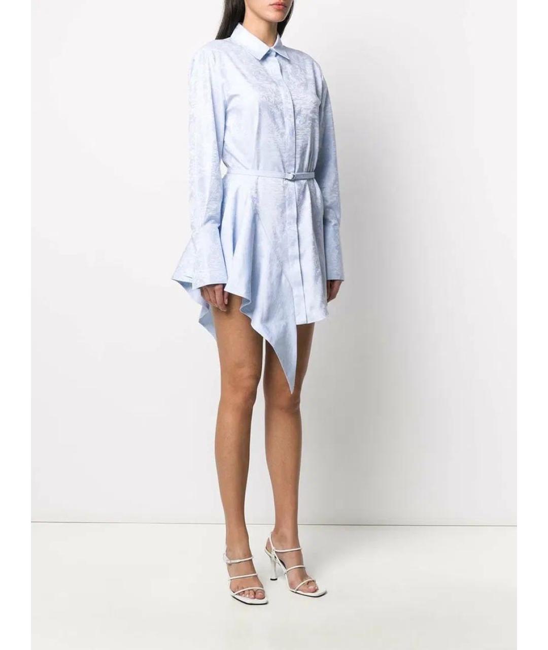 OFF-WHITE Голубая хлопковая рубашка, фото 2