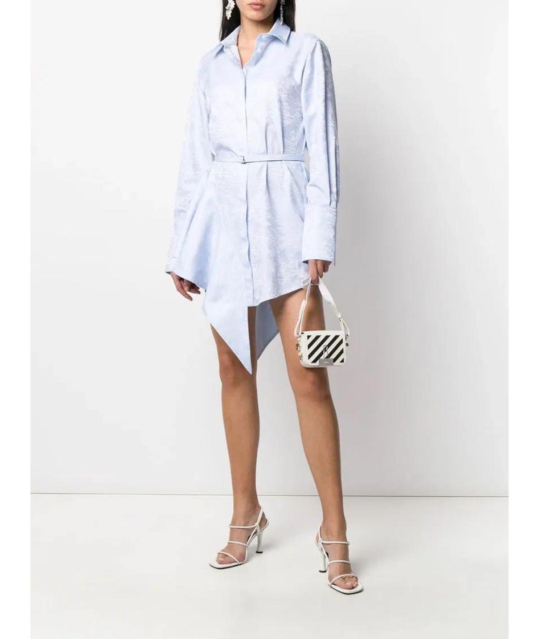 OFF-WHITE Голубая хлопковая рубашка, фото 3
