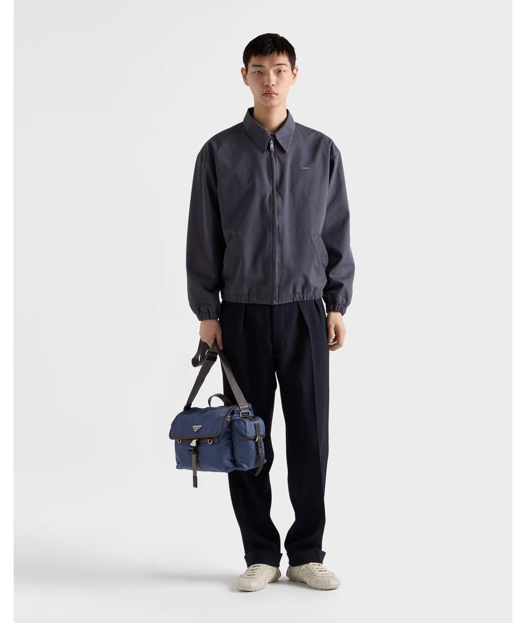 PRADA Синяя сумка на плечо, фото 2