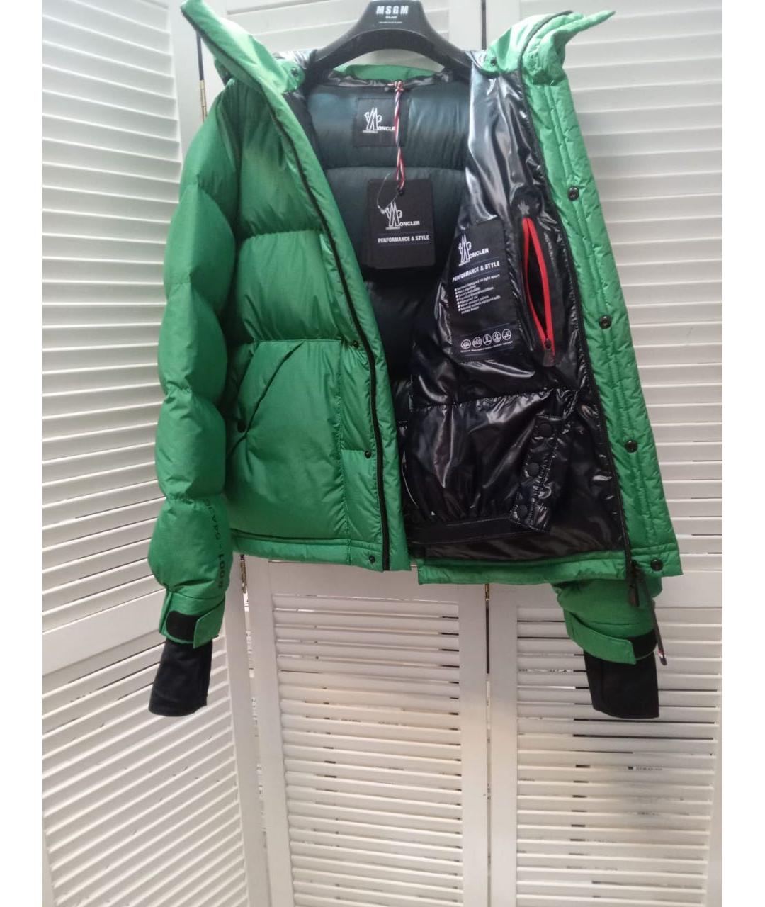 MONCLER Зеленая куртка, фото 8