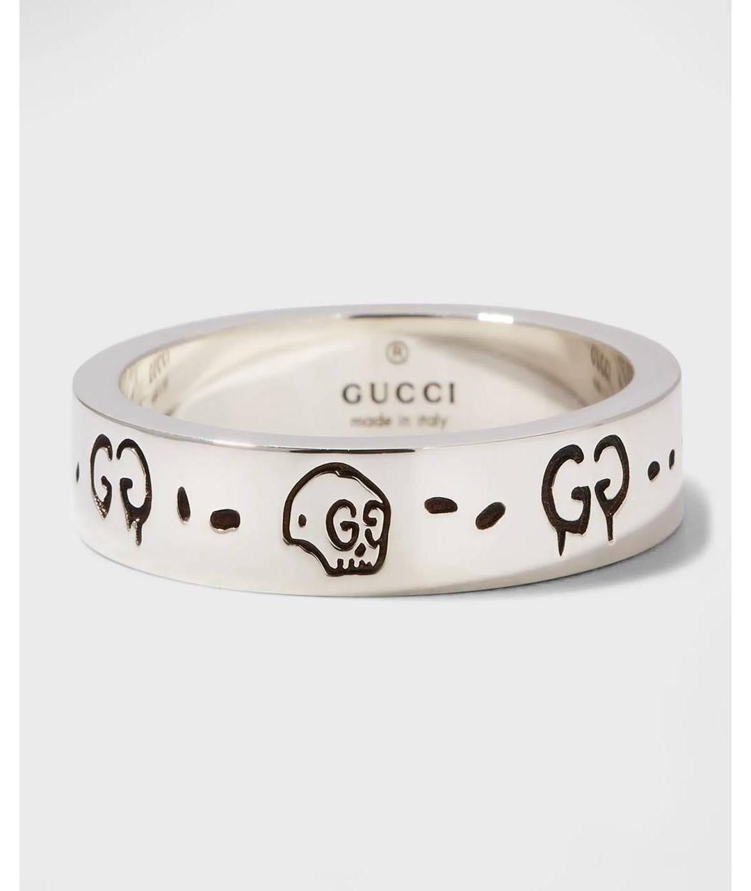 GUCCI Серебряное серебряное кольцо, фото 5