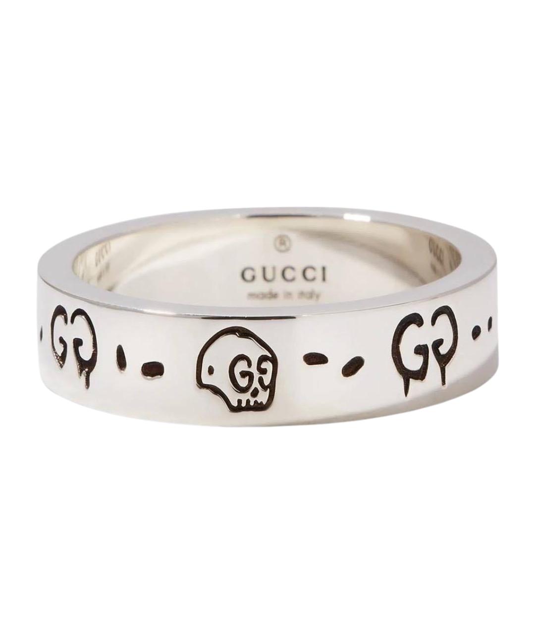 GUCCI Серебряное серебряное кольцо, фото 1