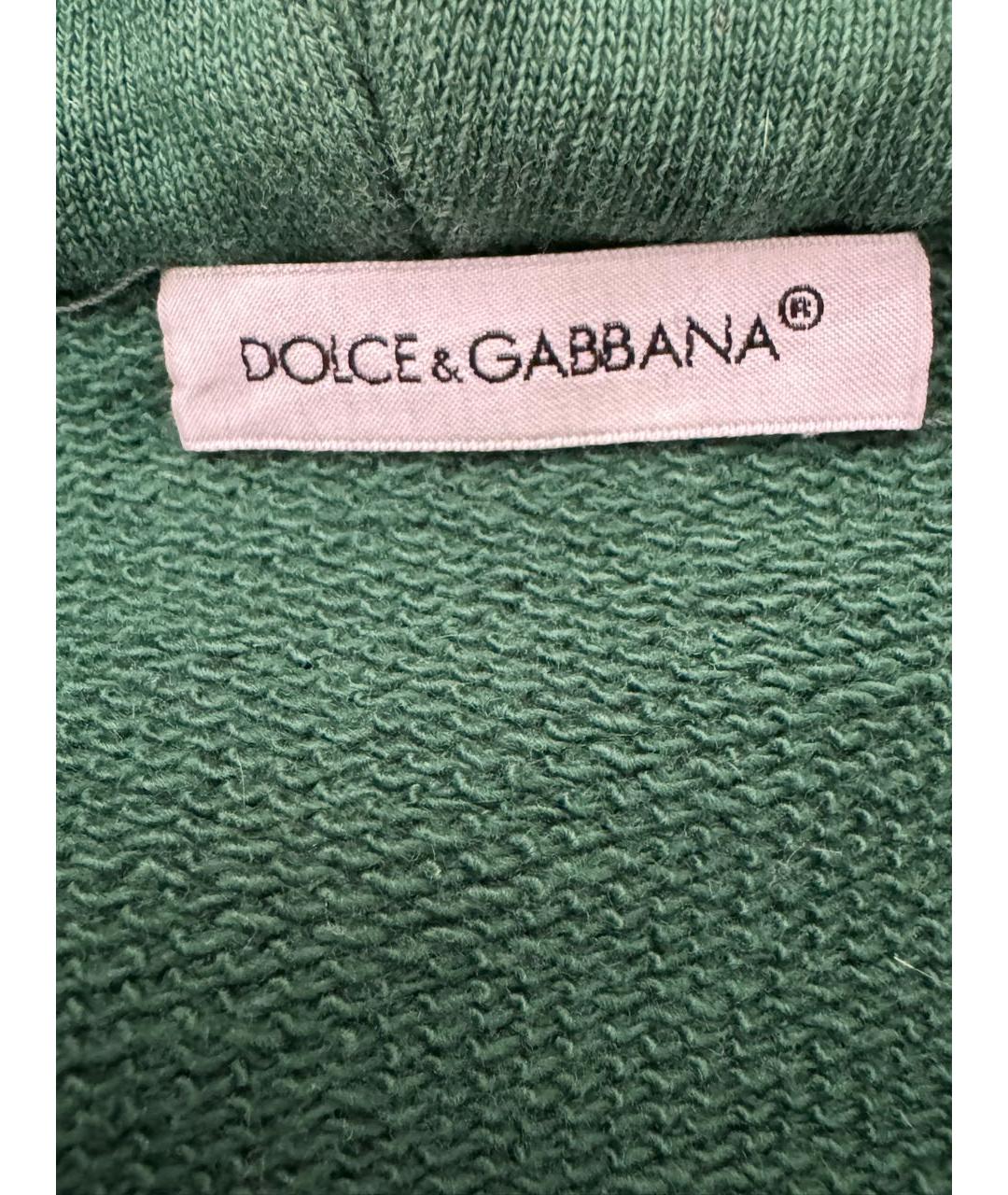 DOLCE&GABBANA Зеленый хлопковый комплект, фото 4