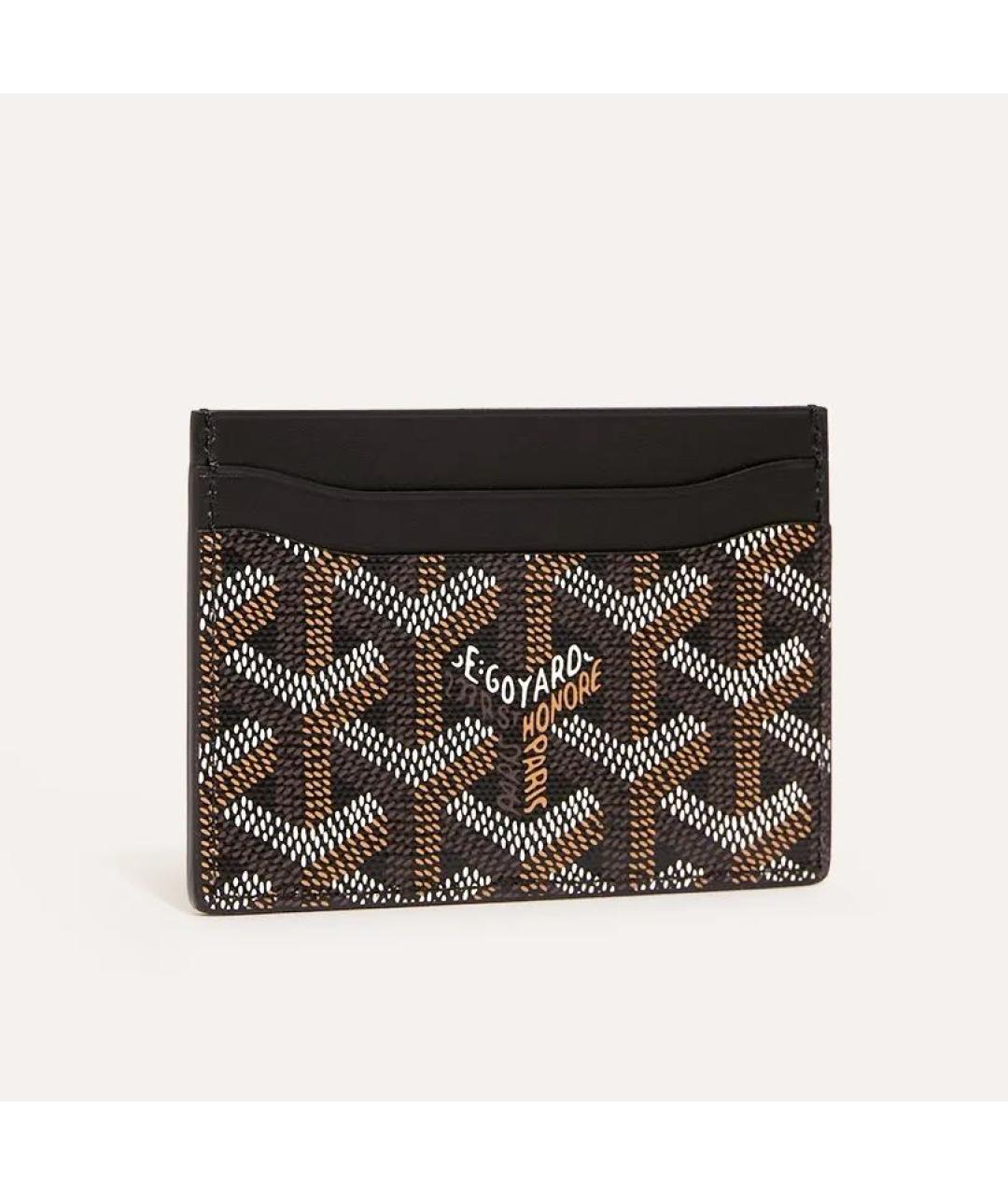 GOYARD Черный кожаный кардхолдер, фото 4