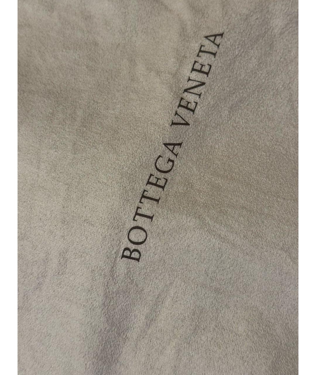 BOTTEGA VENETA Серая кожаная сумка тоут, фото 8