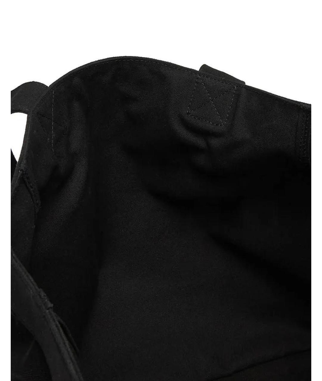 HUGO Черная хлопковая сумка тоут, фото 6