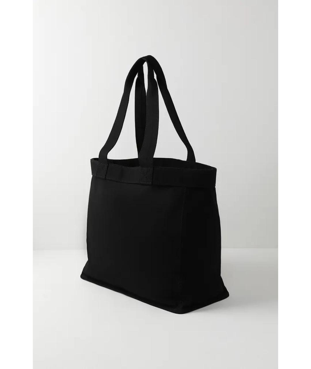 HUGO Черная хлопковая сумка тоут, фото 4