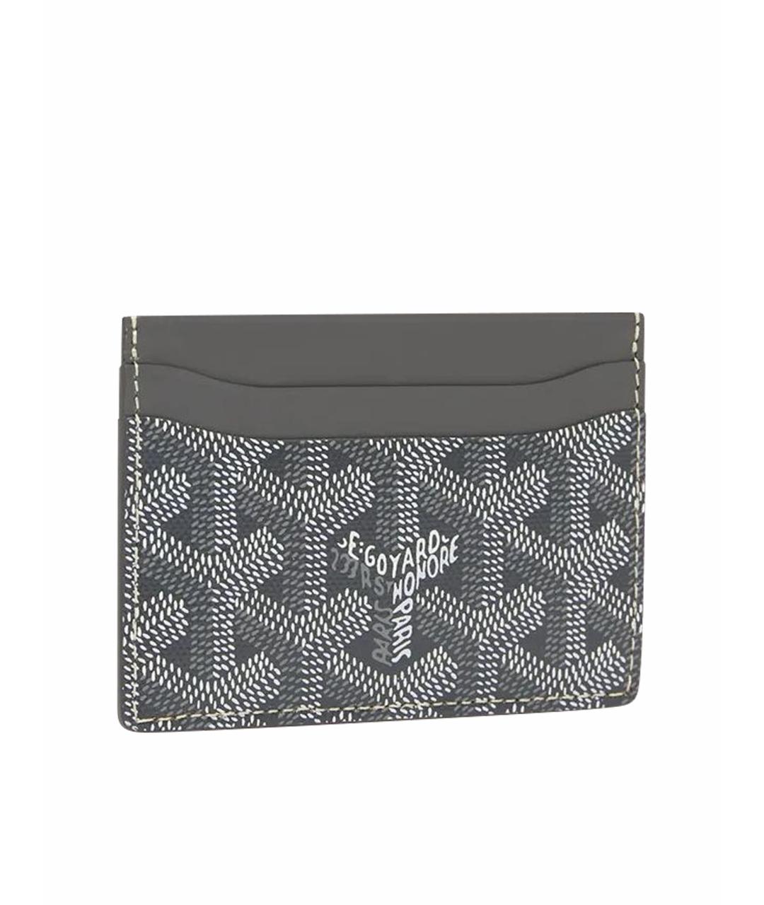 GOYARD Серый кожаный кардхолдер, фото 1