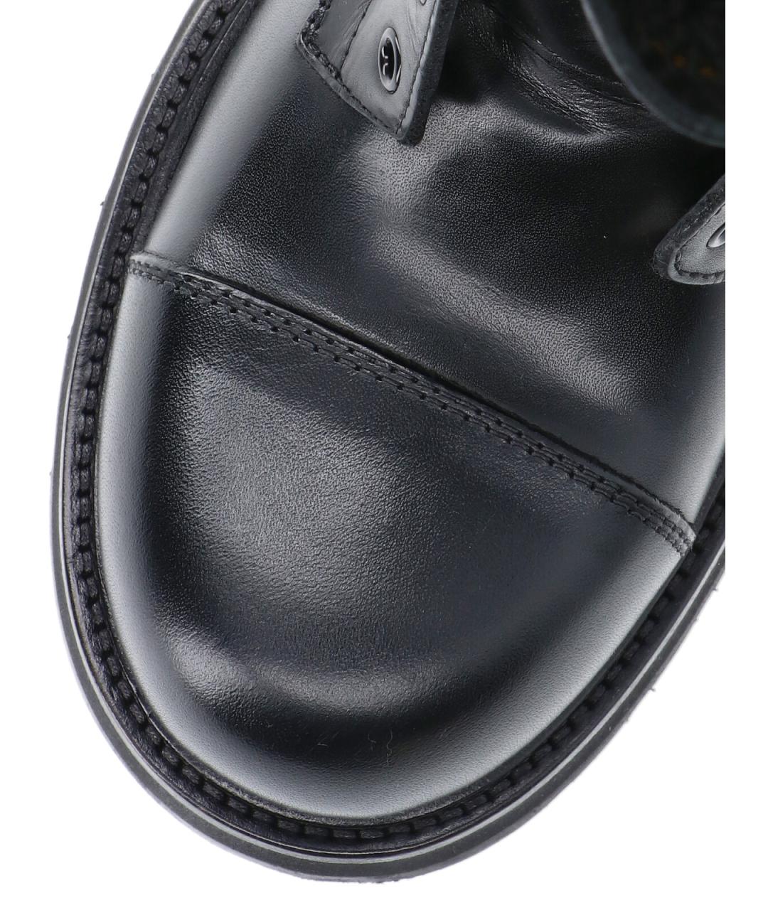 BALENCIAGA Черные кожаные ботинки, фото 5