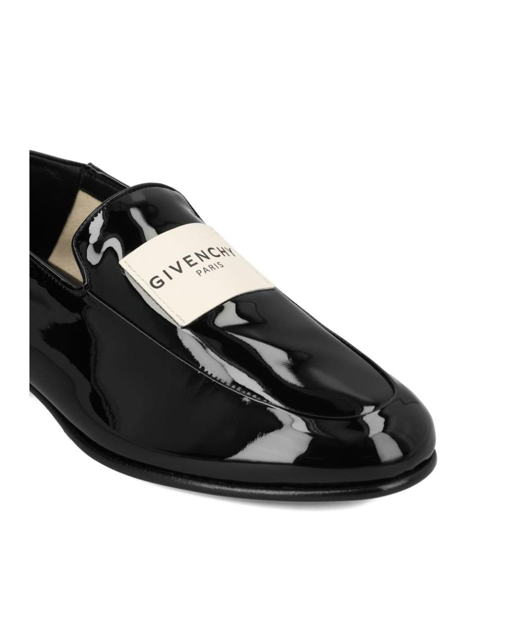 GIVENCHY Черные лоферы из лакированной кожи, фото 2