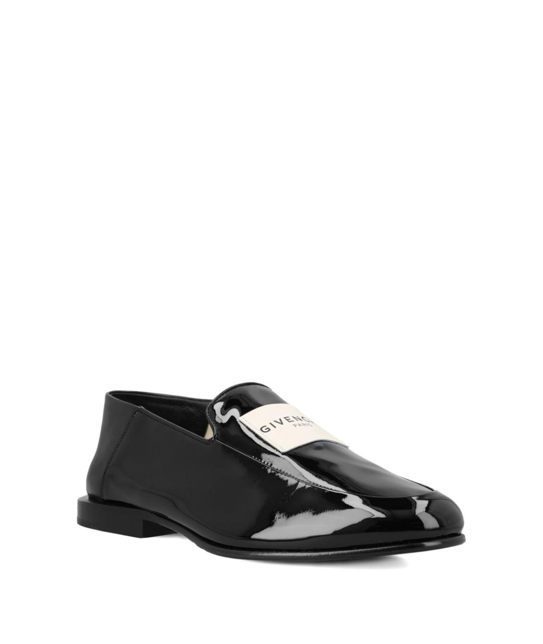 GIVENCHY Черные лоферы из лакированной кожи, фото 4