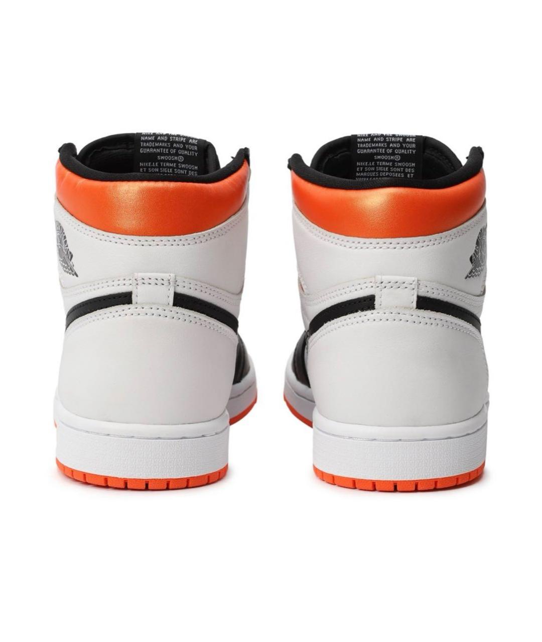 NIKE Белые высокие кроссовки / кеды из искусственной кожи, фото 4