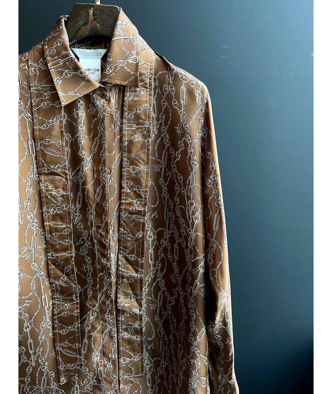 MAX MARA Коричневое повседневное платье, фото 4