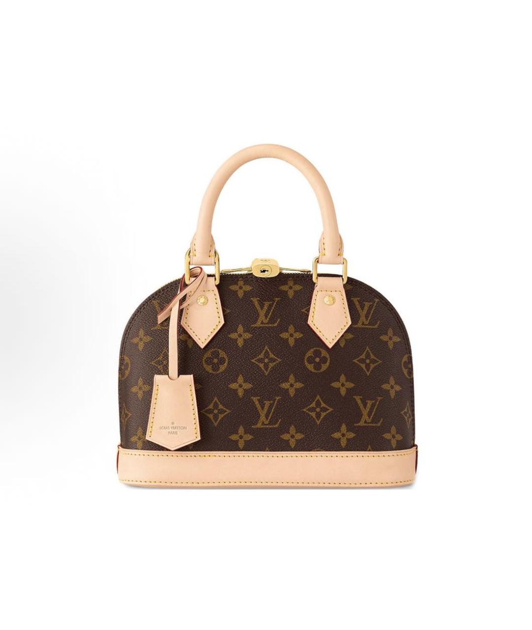 LOUIS VUITTON Коричневая сумка с короткими ручками, фото 5