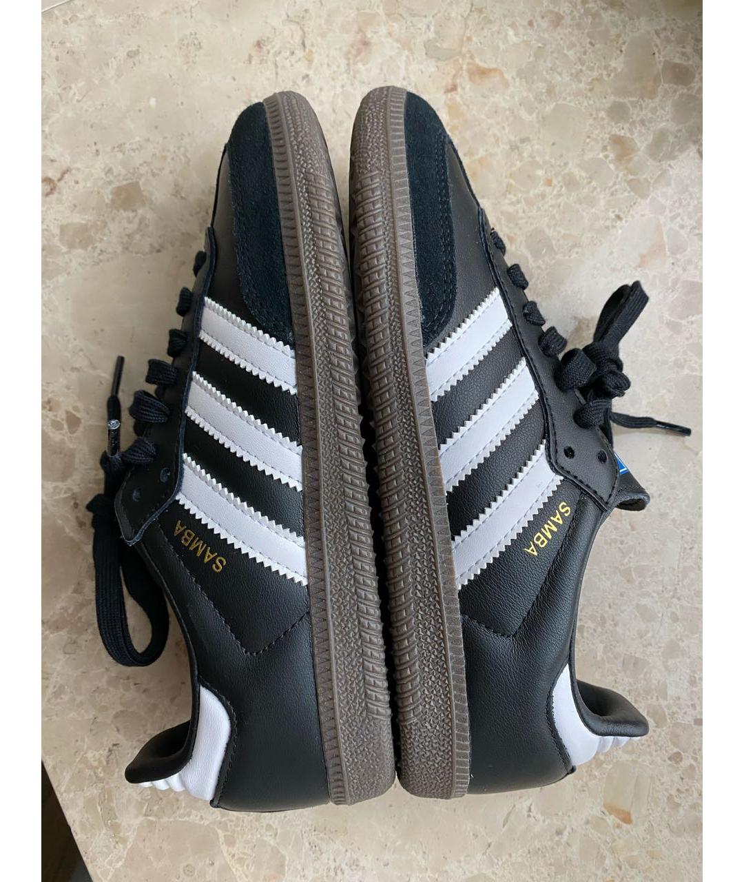 ADIDAS Черные замшевые кеды, фото 6
