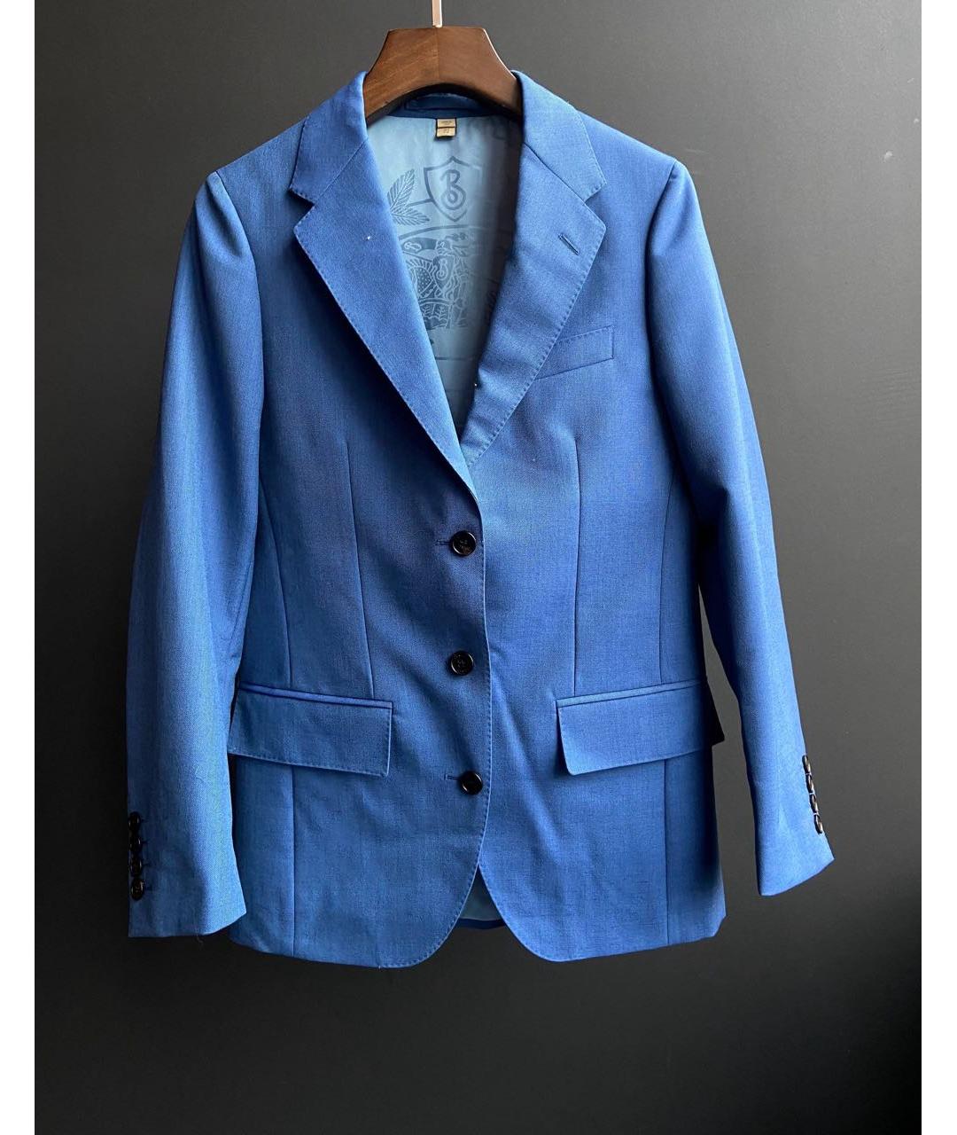 BURBERRY Синий костюм с юбками, фото 4