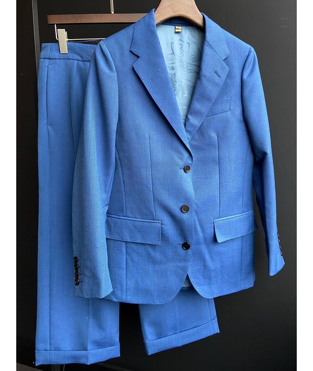 BURBERRY Синий костюм с юбками, фото 8