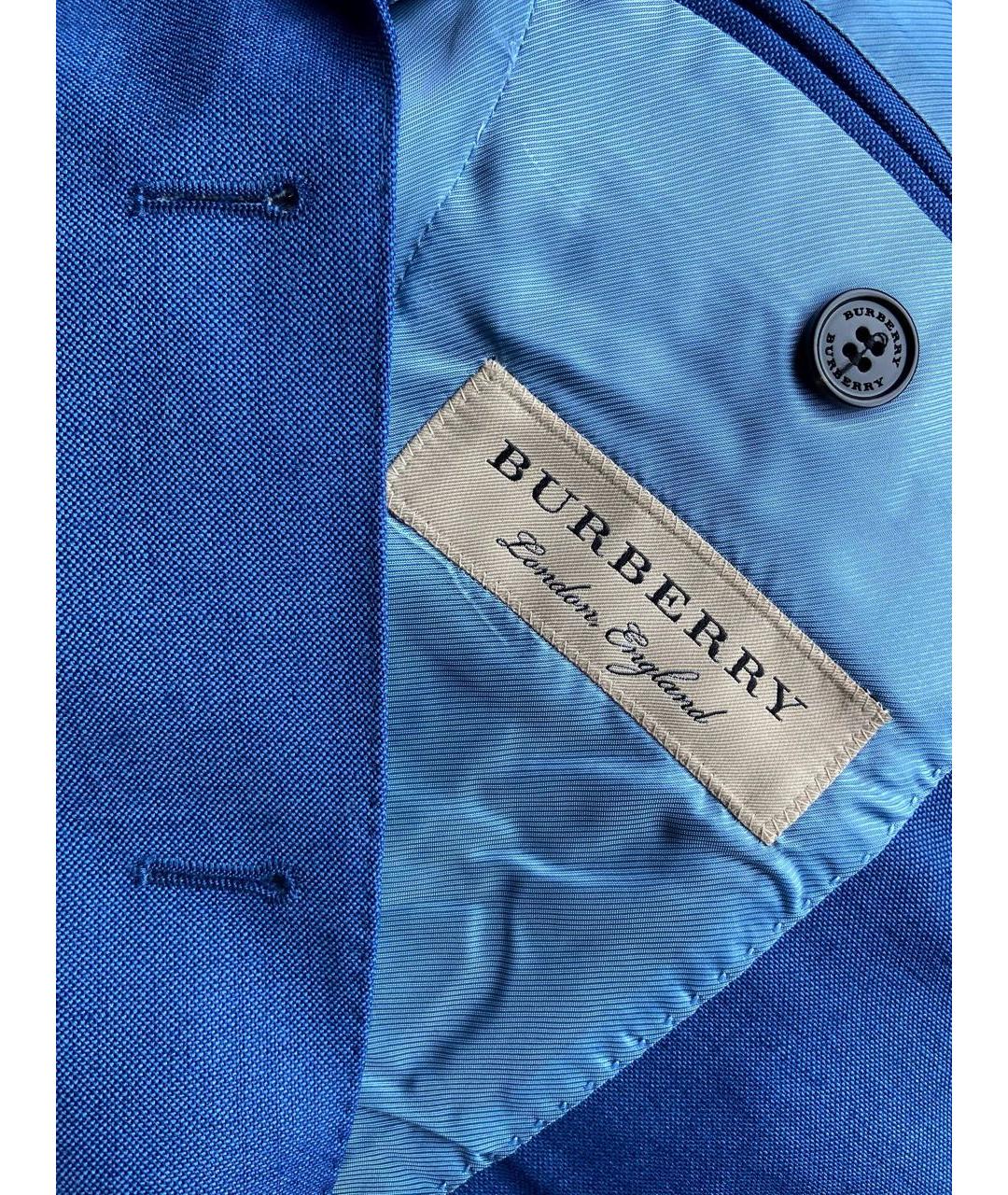 BURBERRY Синий костюм с юбками, фото 3