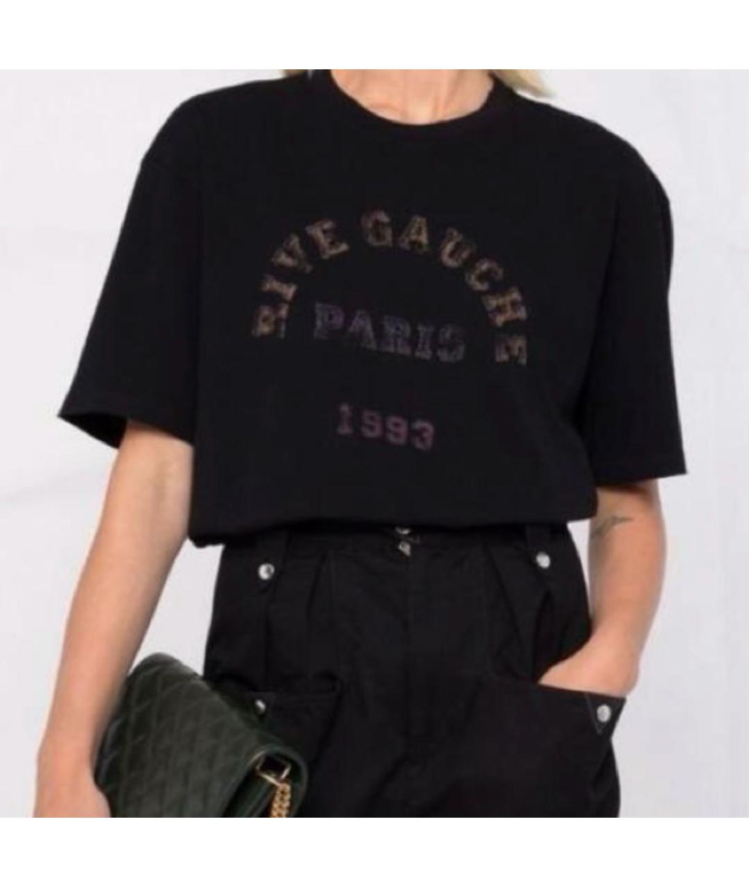 SAINT LAURENT Черная футболка, фото 2