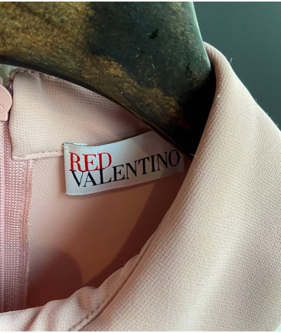 RED VALENTINO Розовое повседневное платье, фото 3