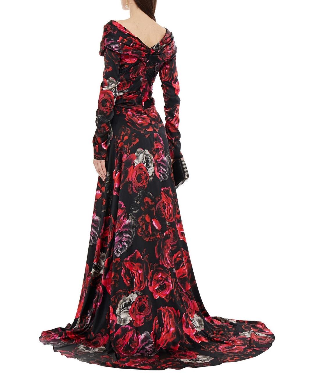 DOLCE&GABBANA Бордовое вечернее платье, фото 3
