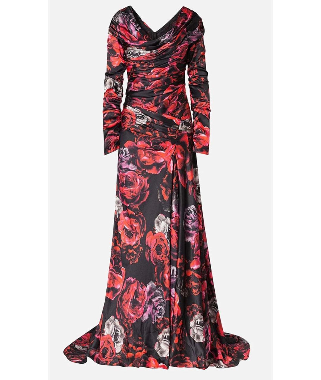 DOLCE&GABBANA Бордовое вечернее платье, фото 4
