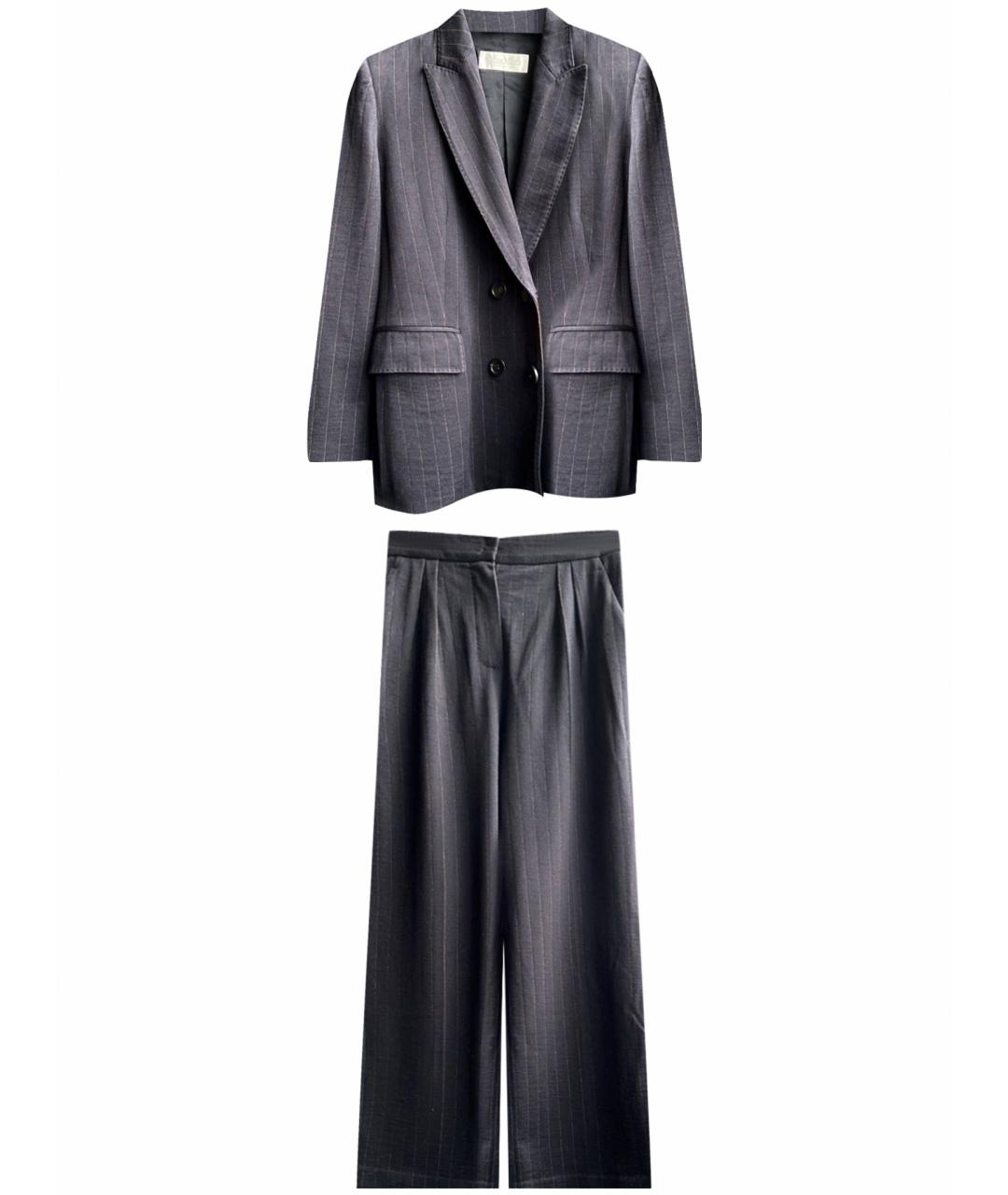 MAX MARA Серый костюм с брюками, фото 1