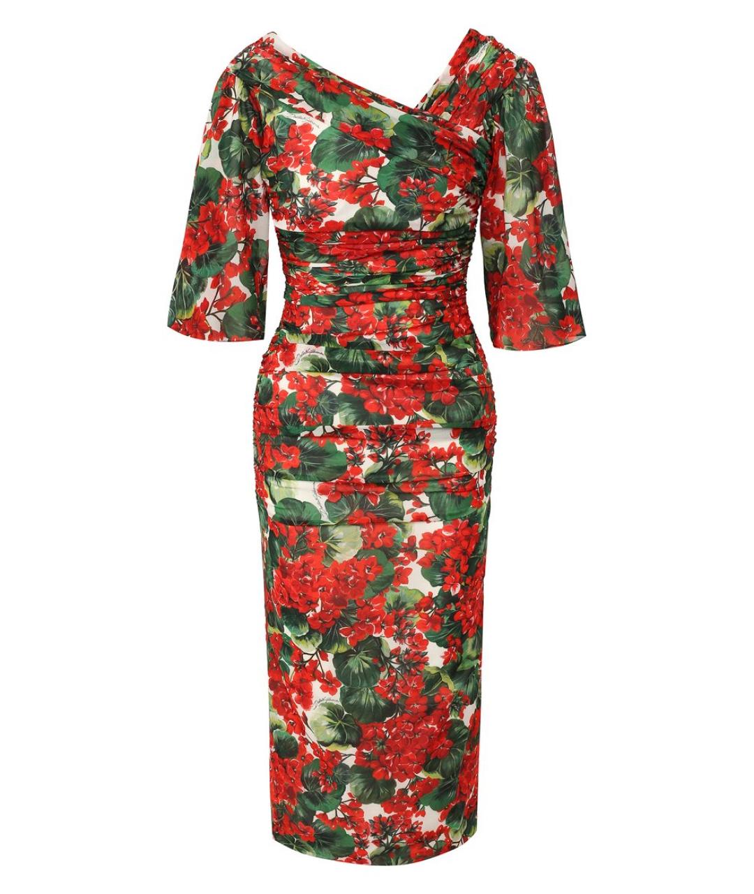 DOLCE&GABBANA Красное коктейльное платье, фото 1