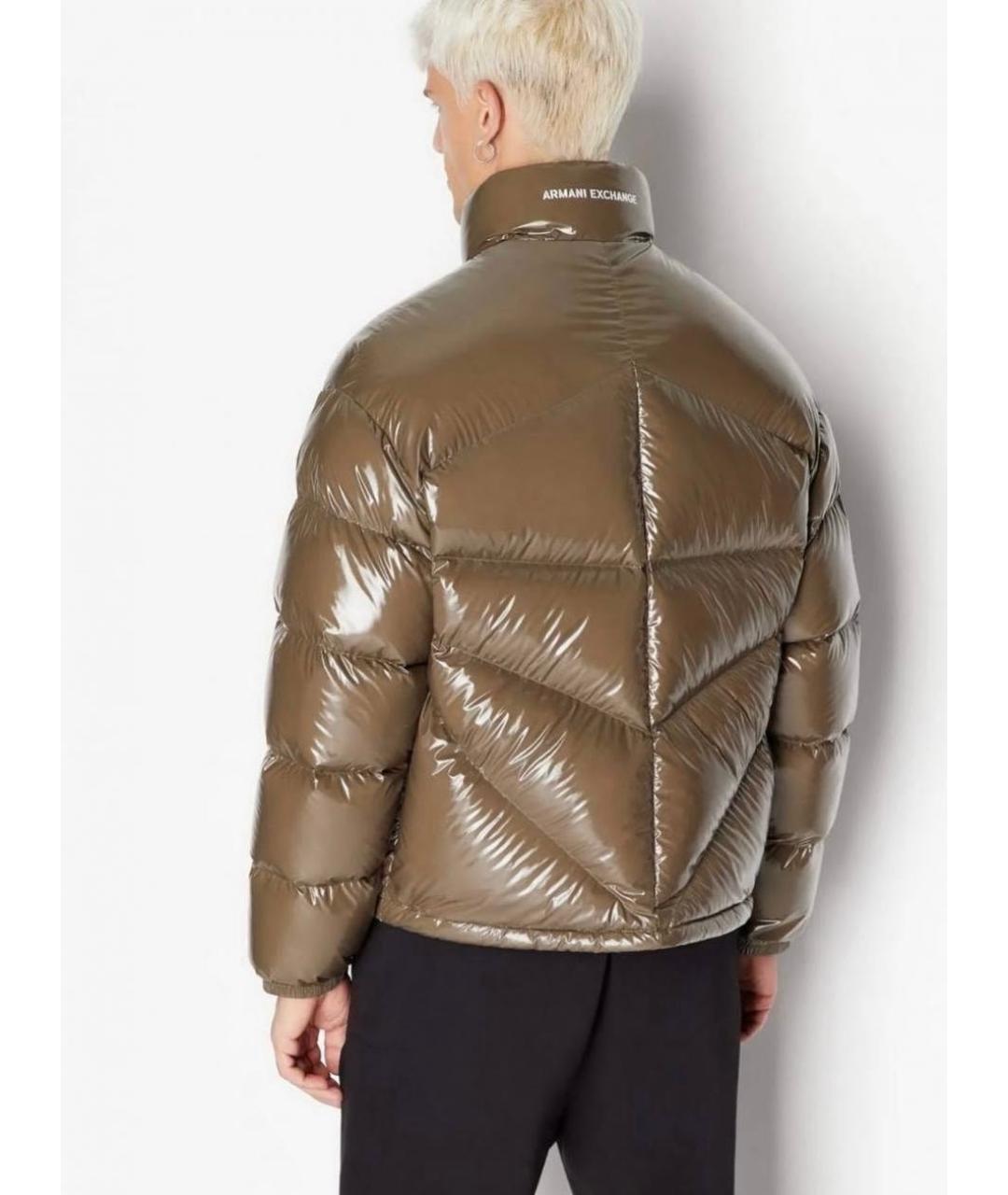 ARMANI EXCHANGE Хаки полиэстеровая куртка, фото 6