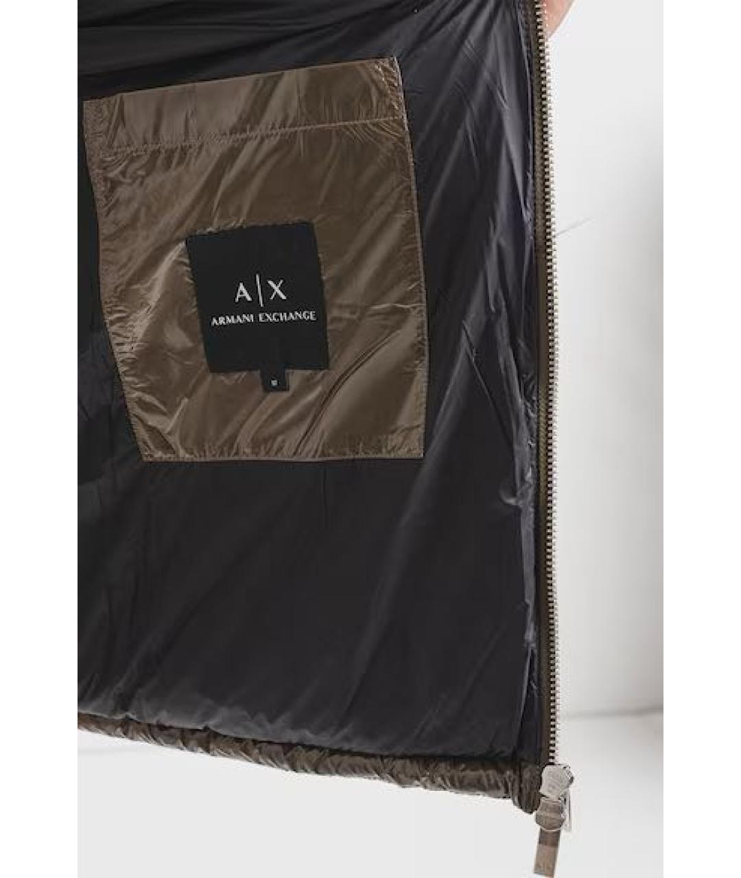 ARMANI EXCHANGE Хаки полиэстеровая куртка, фото 4