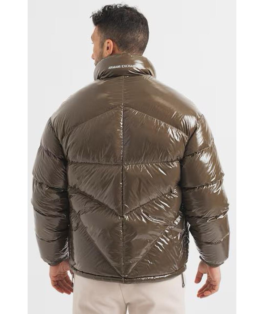 ARMANI EXCHANGE Хаки полиэстеровая куртка, фото 2