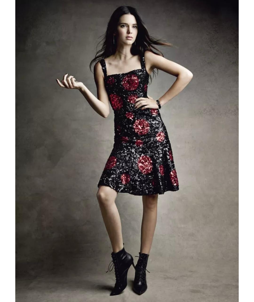 DOLCE&GABBANA Черное коктейльное платье, фото 2
