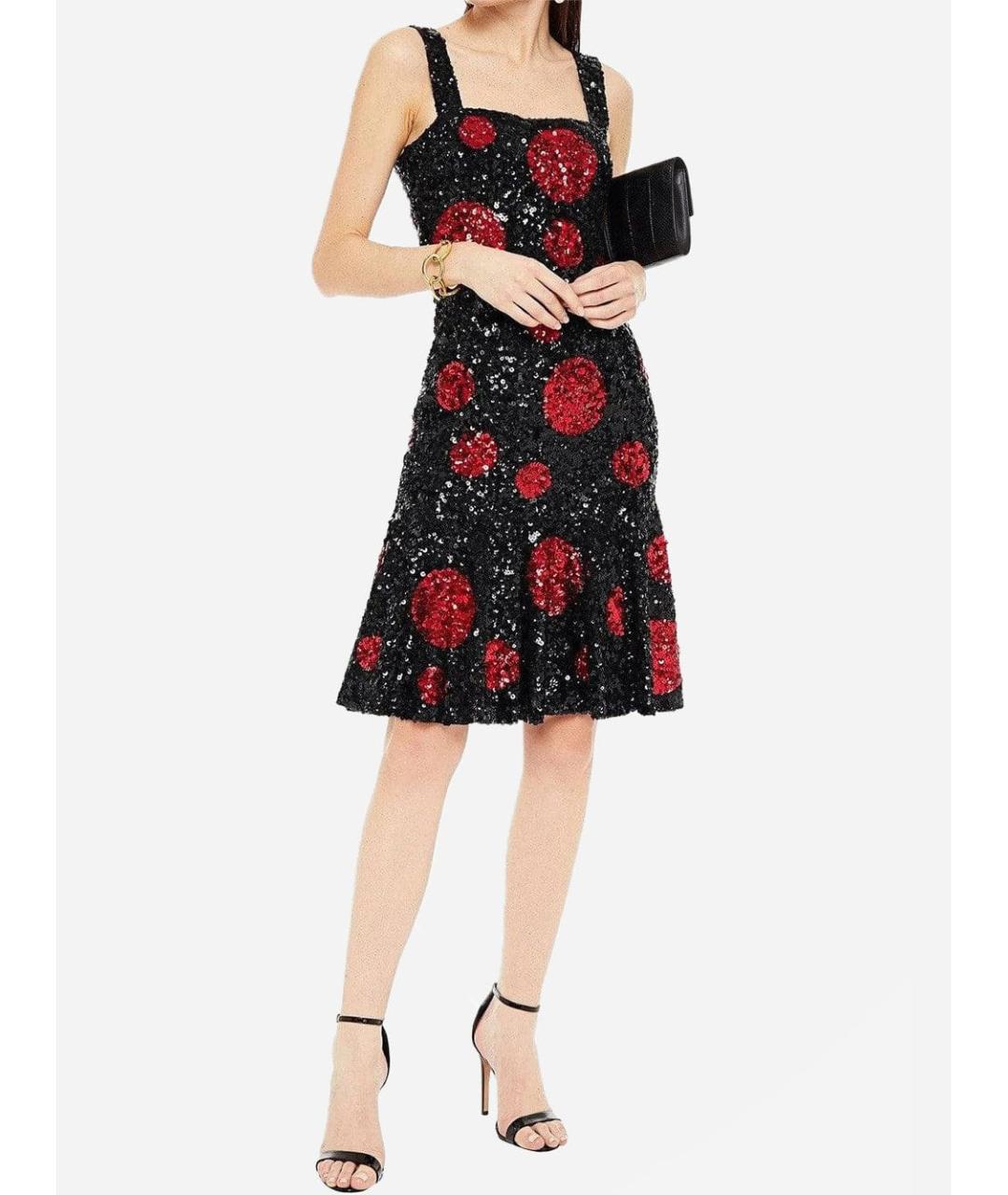 DOLCE&GABBANA Черное коктейльное платье, фото 3