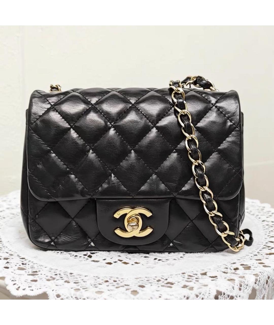 CHANEL Черная сумка через плечо, фото 2