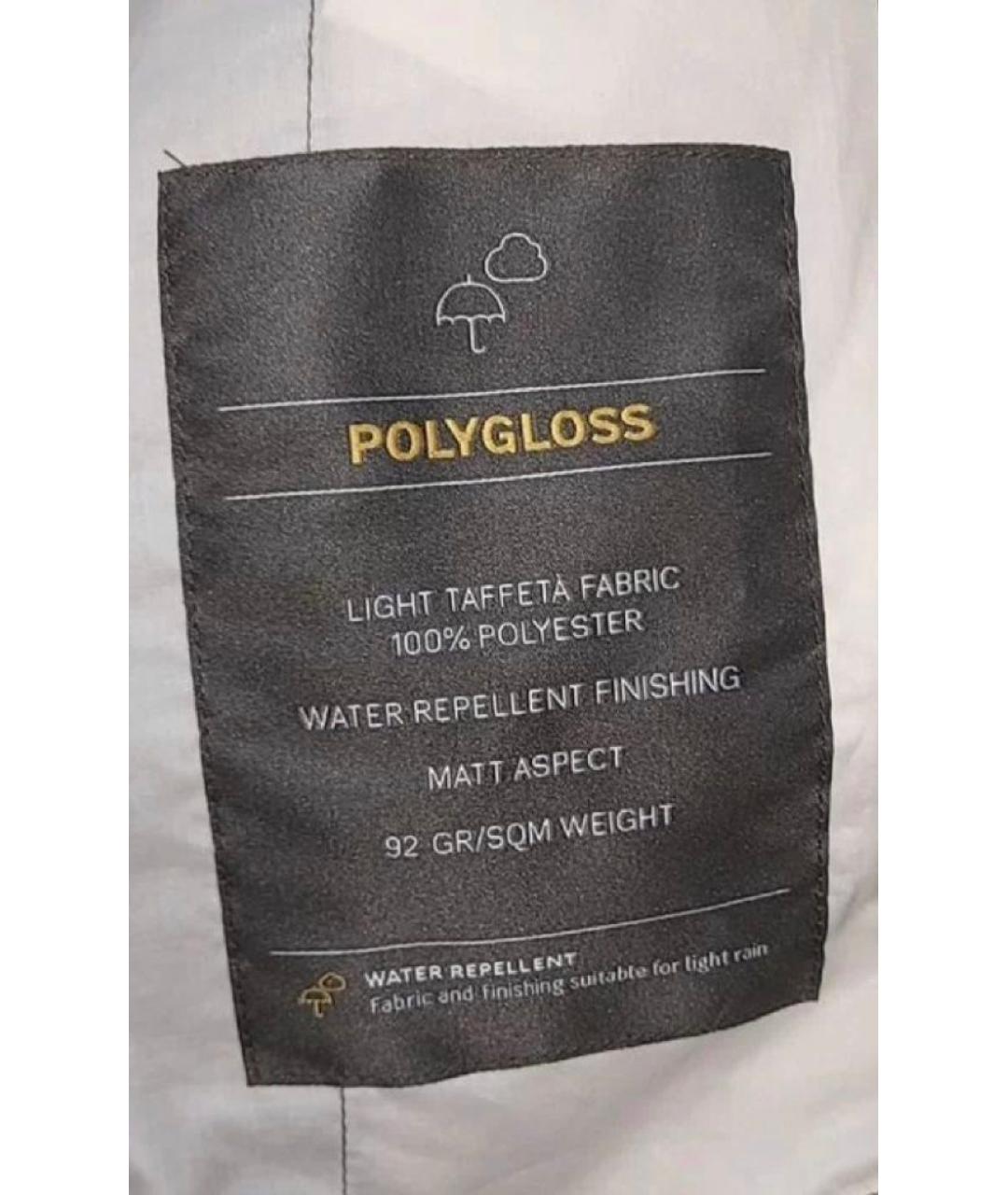 ADD Зеленый полиэстеровый тренч/плащ, фото 4