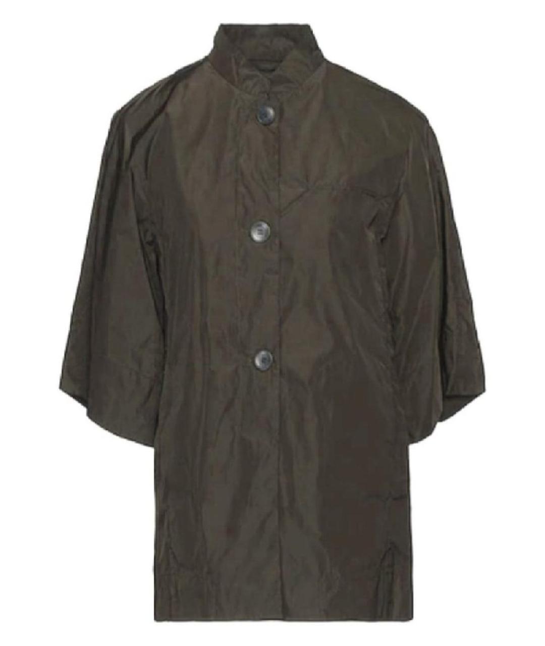 ADD Зеленый полиэстеровый тренч/плащ, фото 1