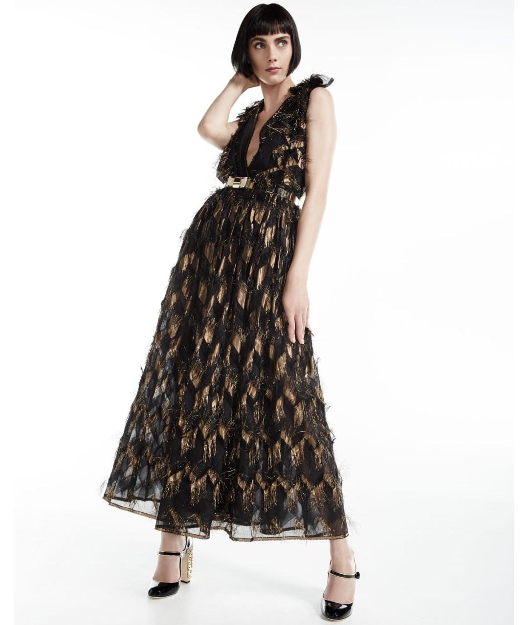 DOLCE&GABBANA Черное вечернее платье, фото 3