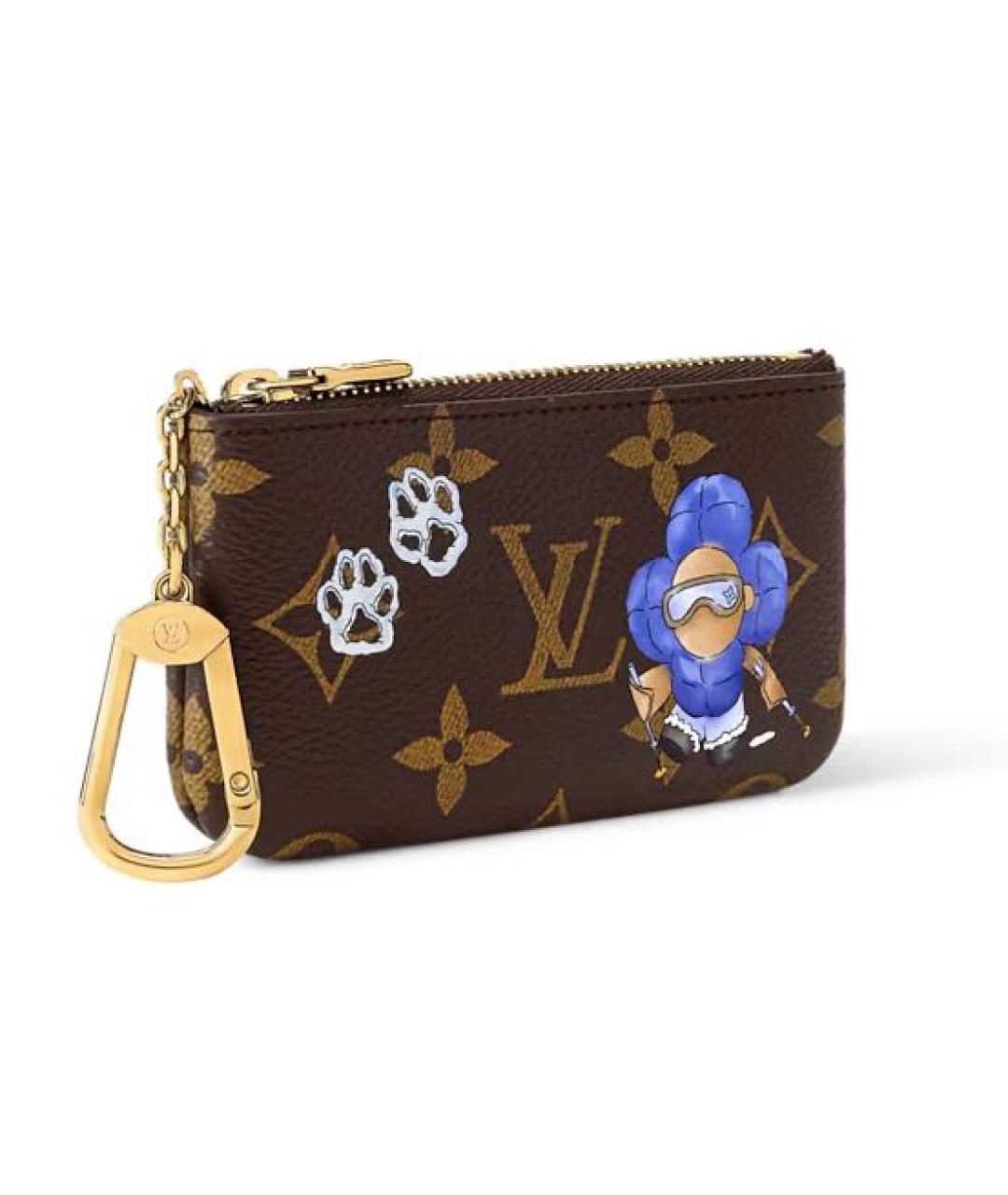 LOUIS VUITTON Коричневая ключница, фото 2