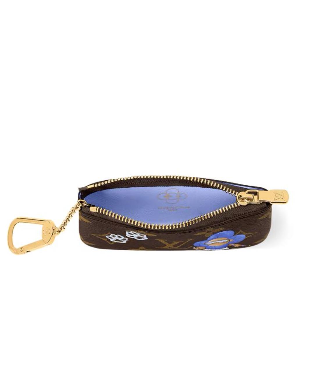 LOUIS VUITTON Коричневая ключница, фото 3