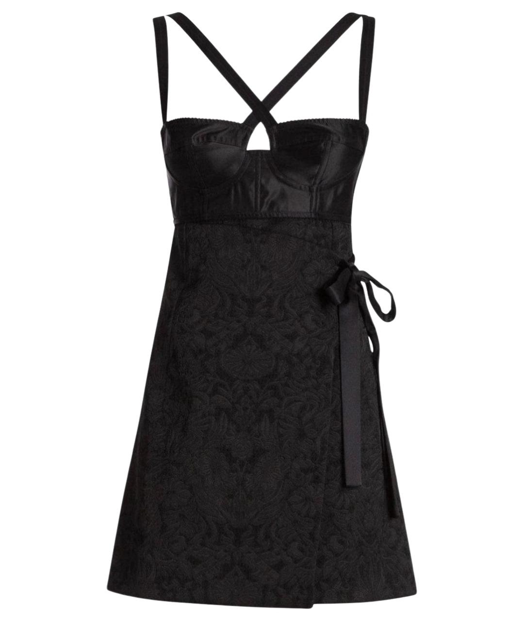 DOLCE&GABBANA Черное коктейльное платье, фото 1