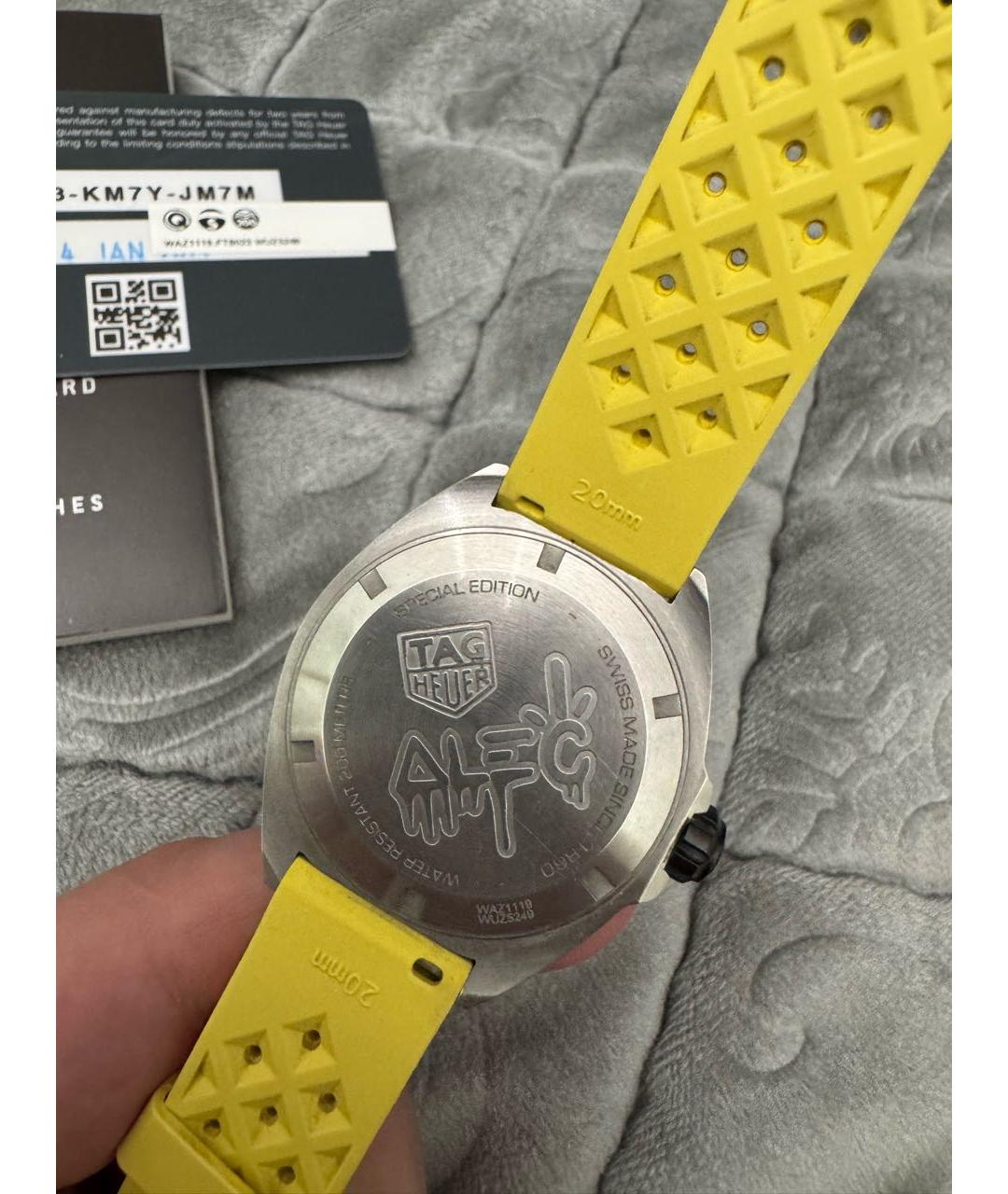 TAG HEUER Серебряные часы, фото 2